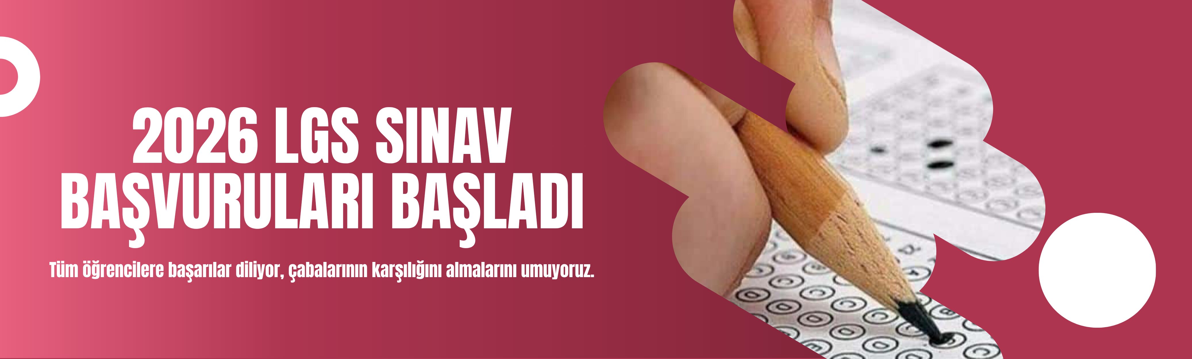 LGS 2026 Başvuruları Başladı!